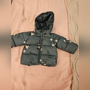 Disney Micky‎ Mouse Kids Puffer Jacket - Green